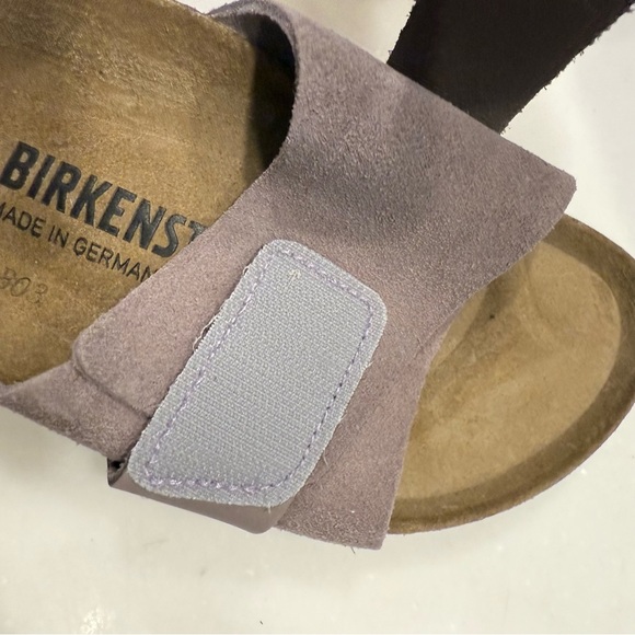 Birkenstock Women’s Oida Suede Leather Sandals Washed Purple Size US 6-6.5 NEW! - Picture 9 of 9